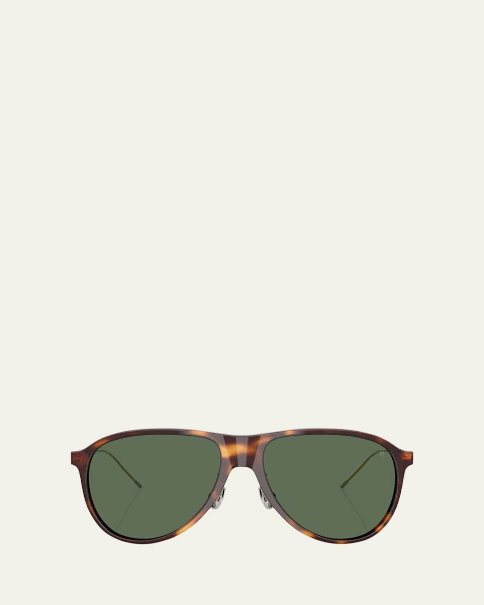 0BC4011S Acetate Aviator Sunglasses
